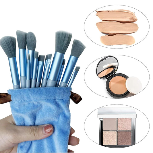 13 Pcs Makeup Brushes Set – Powder, Eyeshadow, Concealer